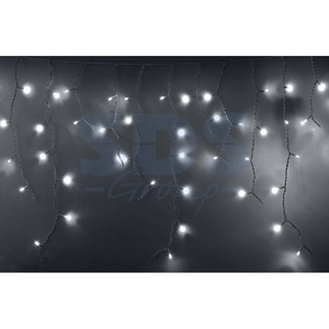 Гирлянда Neon-Night 255-036 Айсикл светодиодный 2.4х0.6м эффект мерцания белый провод диоды белые
