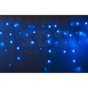 Гирлянда Neon-Night 255-136-6 Айсикл светодиодный 4.8 х 0.6 м белый провод 220В диоды синие