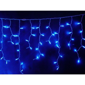 Гирлянда Neon-Night 255-136 Айсикл светодиодный 4.8 х 0.6 м белый провод 220В диоды синие