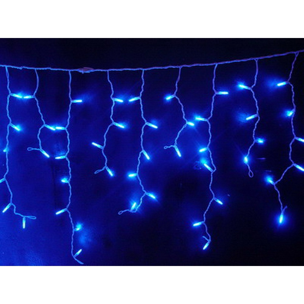 Гирлянда Neon-Night 255-143 Айсикл светодиодный 4.8 х 0.6 м прозрачный провод 220В диоды синие