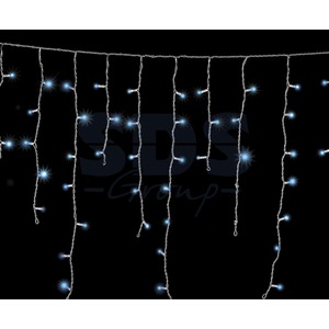 Гирлянда Neon-Night Айсикл Белый 1.8 х 0.6 м 3 блока белый провод лампы прозрачные 251-115