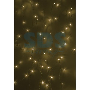 Гирлянда Neon-Night Светодиодный 1.5х1м свечение с динамикой прозрачный провод 220В диоды тепло-белые 235-026