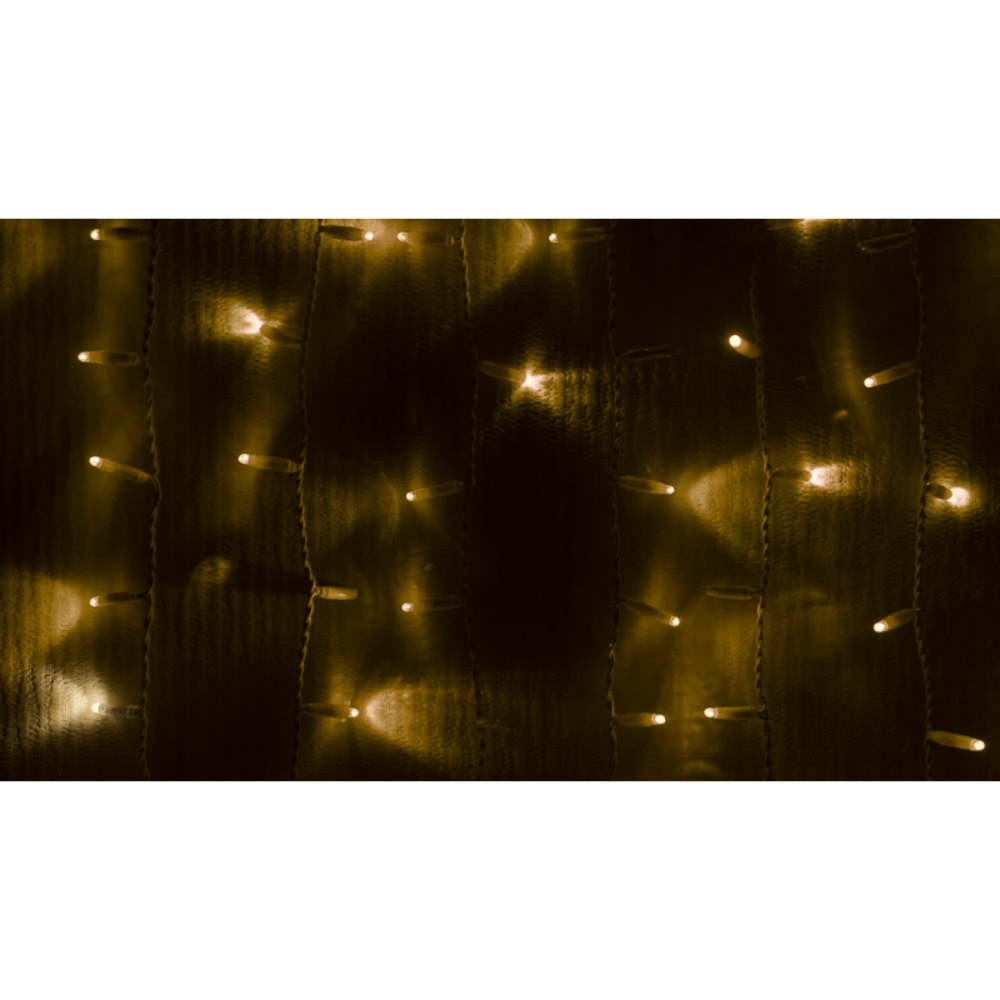 Гирлянда Neon-Night 235-225 Светодиодный 2х1.5м эффект мерцания белый провод 220В диоды ЖЁЛТЫЕ