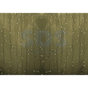 Гирлянда Neon-Night Светодиодный 2х1.5м постоянное свечение прозрачный провод 220В диоды ТЁПЛО-БЕЛЫЕ 235-306-6