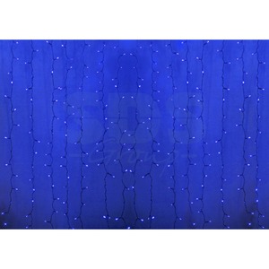 Гирлянда Neon-Night 235-303 Светодиодный 2х1.5м постоянное свечение прозрачный провод 220В диоды СИНИЕ