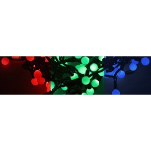 Гирлянда Neon-Night Мультишарики 30мм 5м, 25 диодов, цвет RGB 303-569