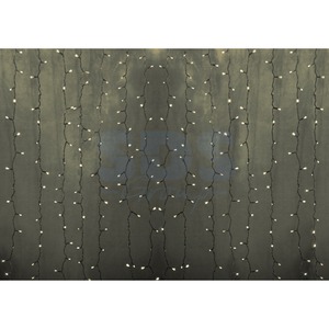 Гирлянда Neon-Night 235-156-6 Светодиодный 2х3м постоянное свечение прозрачный провод 220В диоды ТЕПЛО-БЕЛЫЕ