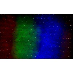 Гирлянда Neon-Night 215-119 Сеть 1х1.5 м, черный ПВХ, 160 LED Мультиколор