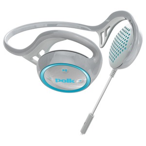 Наушники внутриканальные для спорта Polk Audio UltraFit 2000 Cyan/Gray