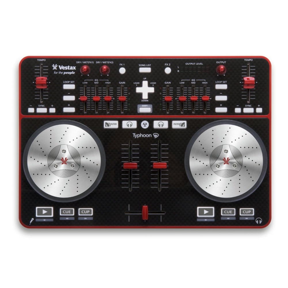 DJ контроллер VESTAX Typhoon Black