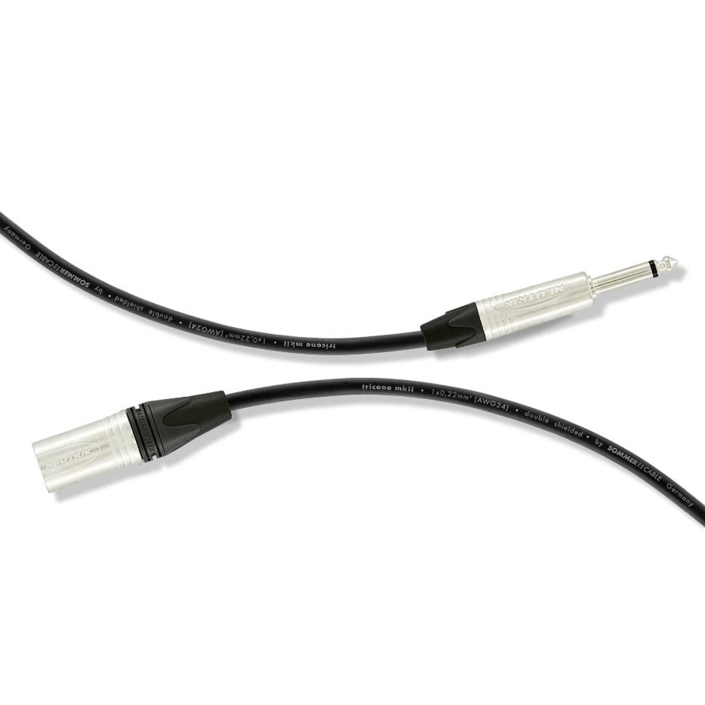 Кабель аудио 1xJack - 1xXLR MrCable AIJXM-03-PRIM Black 3.0m