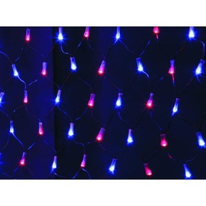 Гирлянда Neon-Night 215-023 Сеть 2х1.5 м, черный ПВХ, 288 LED Красные/Синие
