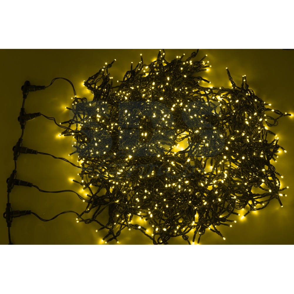 Гирлянда Neon-Night 323-601 LED ClipLight 24V 5 нитей по 20 метров цвет диодов Желтый Flashing (Белый)