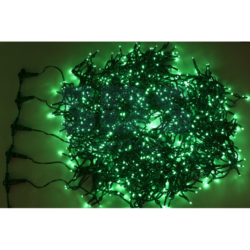 Гирлянда Neon-Night 323-604 LED ClipLight 24V 5 нитей по 20 метров цвет диодов Зеленый Flashing (Белый)