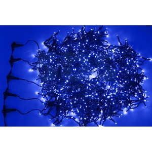 Гирлянда Neon-Night 323-603 LED ClipLight 24V 5 нитей по 20 метров цвет диодов Синий Flashing (Белый)