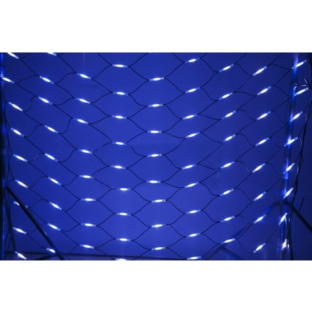 Гирлянда Neon-Night 217-123 Сеть 2x3м, черный КАУЧУК, 432 LED Белые/Синие
