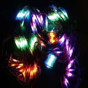 Гирлянда Neon-Night Сеть 2x4м, черный КАУЧУК, 560 LED Мультиколор 217-139