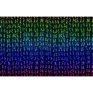 Гирлянда Neon-Night LED - RGB Умный дождь 3,2x3 м, 4 секции*8 нитей 4608 RGB LED IP65 12В 245-339