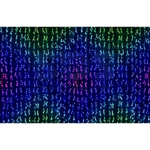 Гирлянда Neon-Night LED - RGB Умный дождь 3,2x3 м, 4 секции*8 нитей 4608 RGB LED IP65 12В 245-339