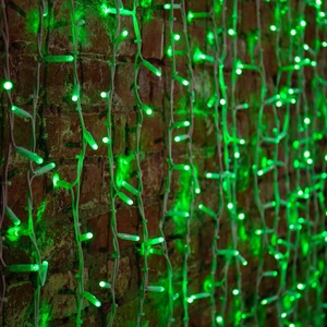 Гирлянда Светодиодный Дождь Neon-Night 237-134 2х3м, постоянное свечение, белый провод КАУЧУК, 230 В, диоды ЗЕЛЕНЫЕ, 760 LED