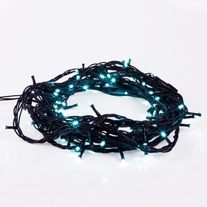 Гирлянда Твинкл Лайт  Neon-Night 303-158 10 м, черный ПВХ, 100 диодов, цвет бирюзовый