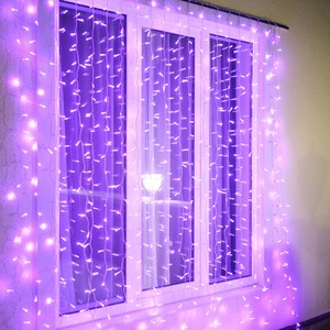 Гирлянда "Светодиодный Дождь" Neon-Night 245-319 2х3м, 230 В, диоды RGB, 600 LED свечение с динамикой при приобитении контроллера 245-907