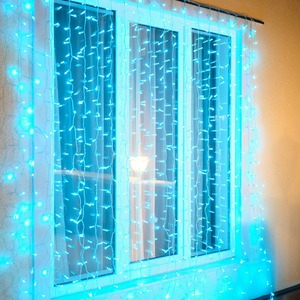 Гирлянда Светодиодный Дождь Neon-Night 245-319 2х3м, 230 В, диоды RGB, 600 LED свечение с динамикой при приобитении контроллера 245-907