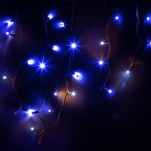 Гирлянда Neon-Night 255-233 Айсикл светодиодный, 4,0 х 0,6 м, с эффектом мерцания, 230 В, диоды синие