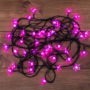 Гирлянда светодиодная Цветы Сакуры Neon-Night 303-038 50 LED РОЗОВЫЕ 7 метров с контроллером