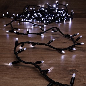 Гирлянда модульная «Дюраплей LED» Neon-Night 315-215 10 м, 200 LED, черный каучук, цвет свечения белый