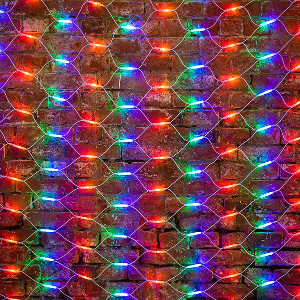 Гирлянда Сеть Neon-Night 217-149 2x3м, белый КАУЧУК, 432 LED Мультиколор