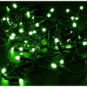 Гирлянда Noname 315-944 НИТЬ 10м, зеленый ПВХ, 100 LED, цвет зеленый