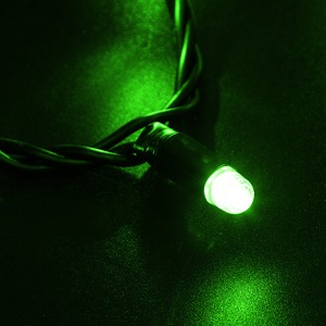 Гирлянда Нить Neon-Night 305-144 10м, постоянное свечение, черный ПВХ, 24В, цвет Зелёный