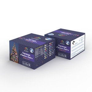 Гирлянда Твинкл Лайт Neon-Night 303-138 10 м, черный ПВХ, 100 диодов, цвет золотой