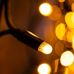 Гирлянда Светодиодный Дождь Neon-Night 237-121 2х1,5м, постоянное свечение, черный провод КАУЧУК, 230 В, диоды ЖЁЛТЫЕ, 360 LED