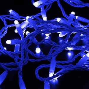 Гирлянда Нить Neon-Night 305-263 10м, с эффектом мерцания, белый ПВХ, 230В, цвет Синий