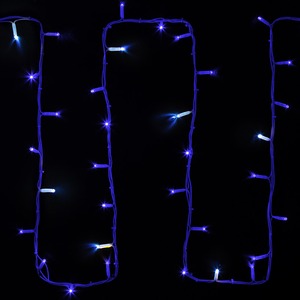 Гирлянда модульная  "Дюраплей LED" Neon-Night 315-183 20м 200 LED белый каучук, мерцающий "Flashing" (каждый 5-й диод), Синяя
