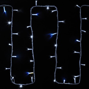 Гирлянда модульная  "Дюраплей LED" Neon-Night 315-185 20м 200 LED белый каучук, мерцающий "Flashing" (каждый 5-й диод), Белая