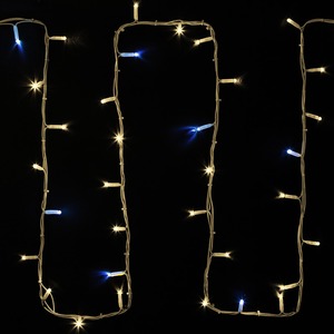 Гирлянда модульная  "Дюраплей LED" Neon-Night 315-186 20м 200 LED белый каучук, мерцающий "Flashing" (каждый 5-й диод), ТЕПЛЫЙ БЕЛЫЙ