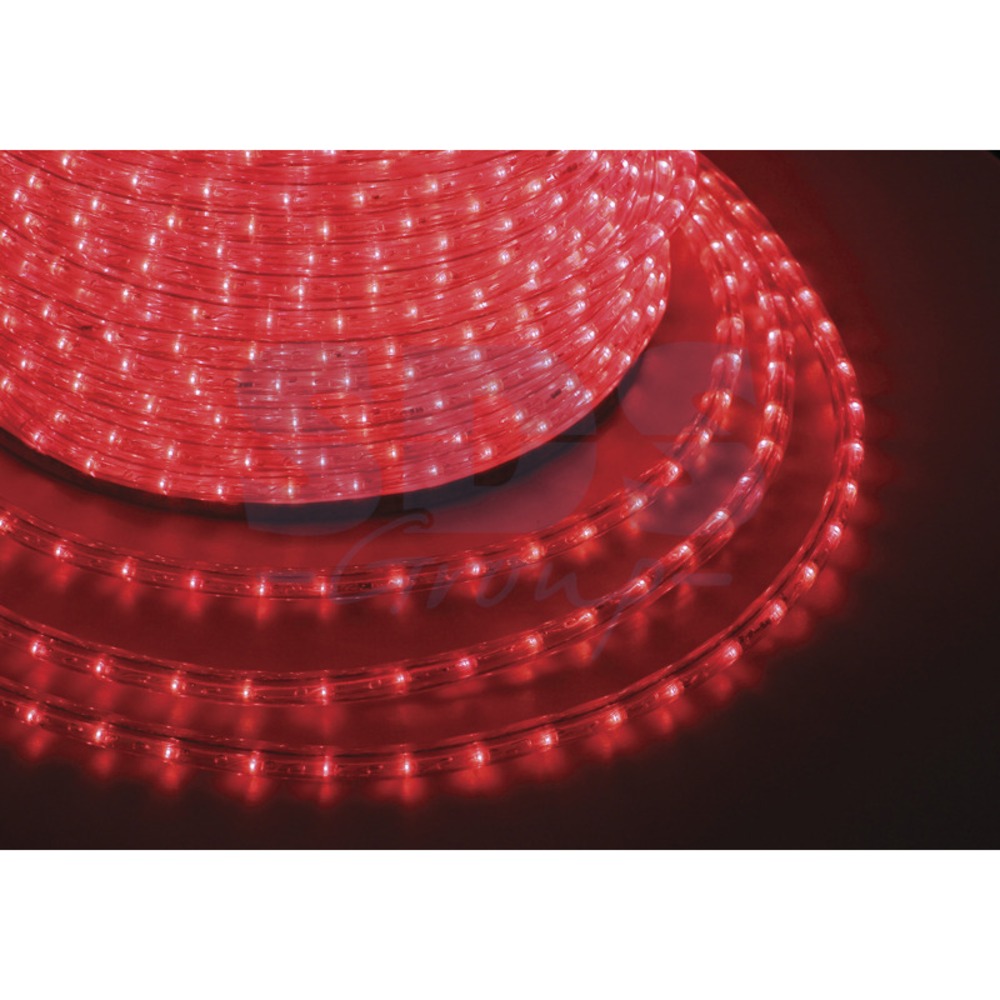 Дюралайт Neon-Night 121-122-6 LED постоянное свечение (2W) - красный бухта 100м