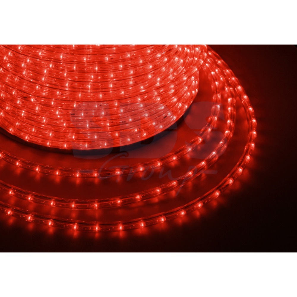 Дюралайт Neon-Night LED эффект мерцания (2W) - красный бухта 100м 121-252