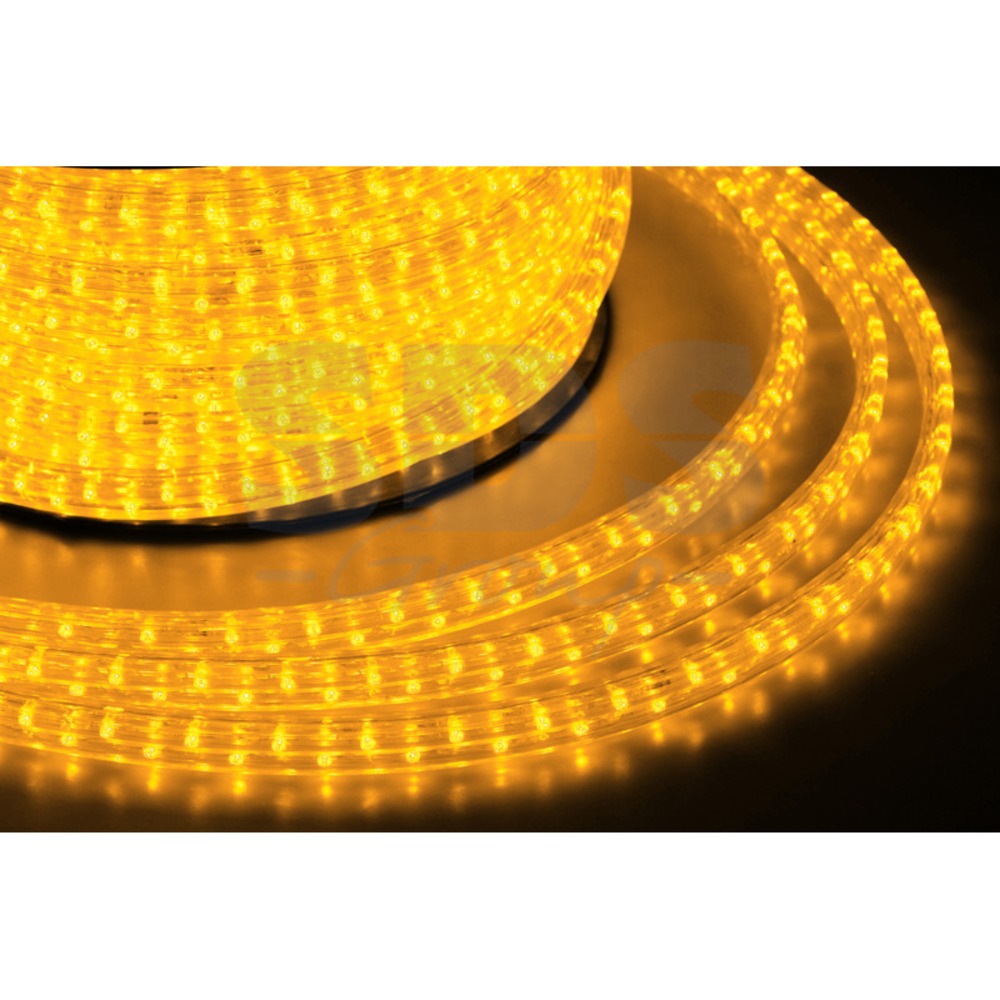 Дюралайт Neon-Night 121-411 светодиодный свечение с динамикой 11*18 мм жёлтый (модуль 3м)