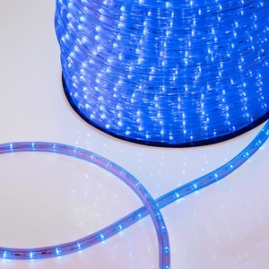 Дюралайт Neon-Night 121-123-3 LED, постоянное свечение (2W) - синий, 24 LED/м, 10мм, бухта 100м