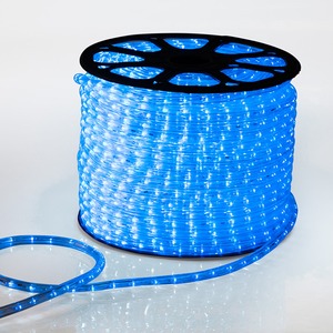 Дюралайт Neon-Night 121-123-3 LED, постоянное свечение (2W) - синий, 24 LED/м, 10мм, бухта 100м