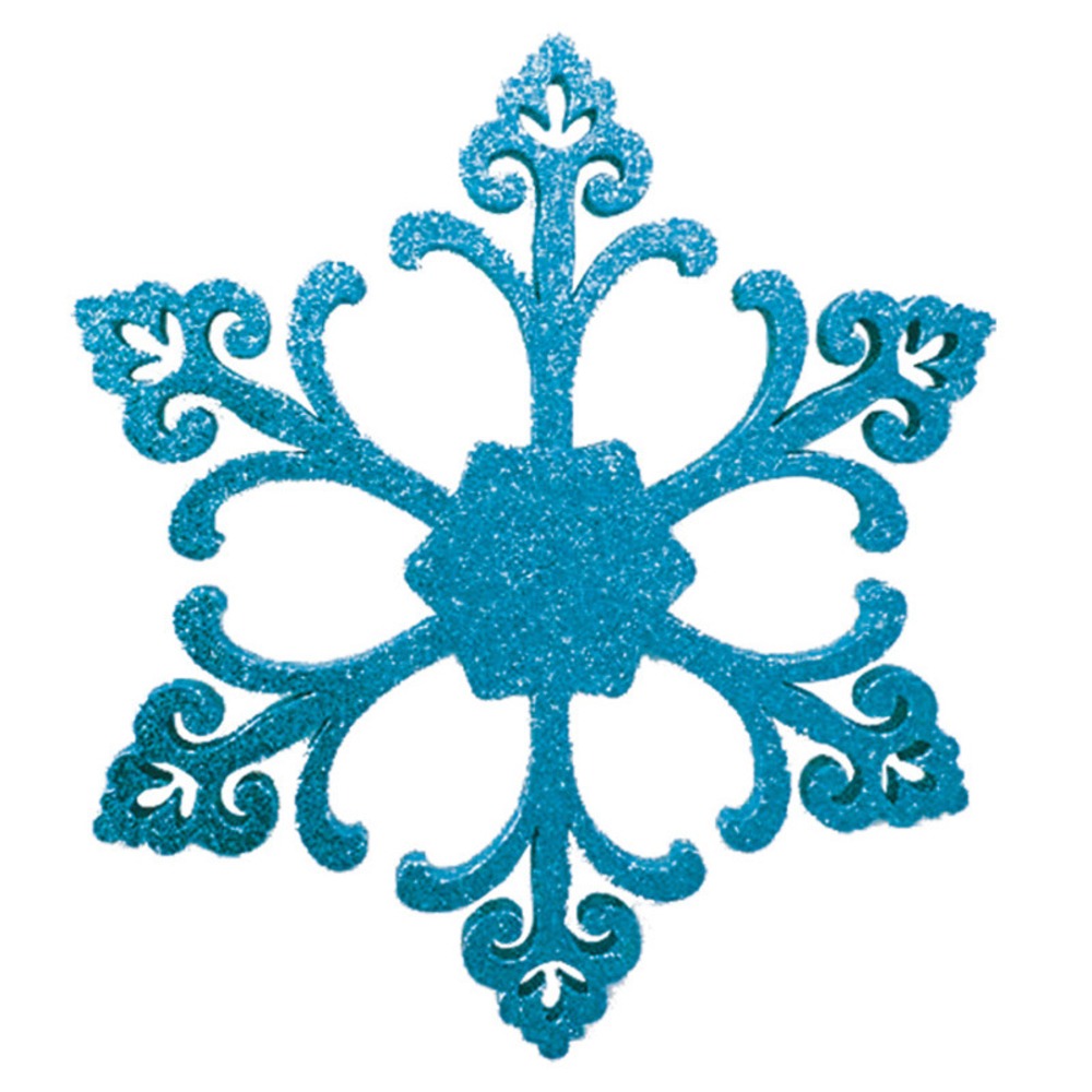 Елочная фигура Neon-Night 502-372 Снежинка Морозко, 66 см, цвет синий
