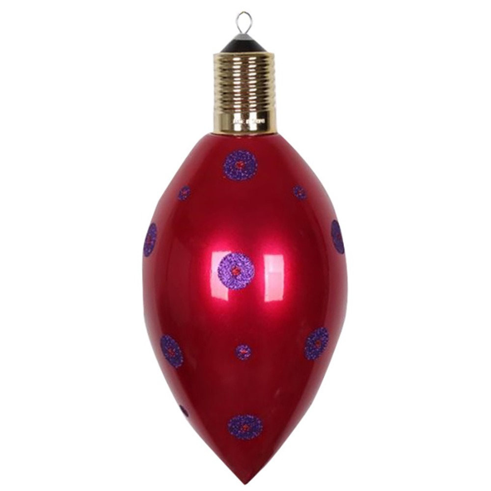 Елочная фигура Neon-Night 502-292 Клубничка 40 см, цвет бордовый