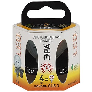 Лампа ЭРА LED smd MR16-4w-827-GU5.3