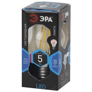 Лампа ЭРА F-LED Р45-5w-840-E27