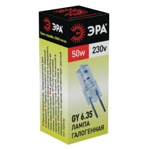 Лампа ЭРА GY6.35-JCD-50W-230V