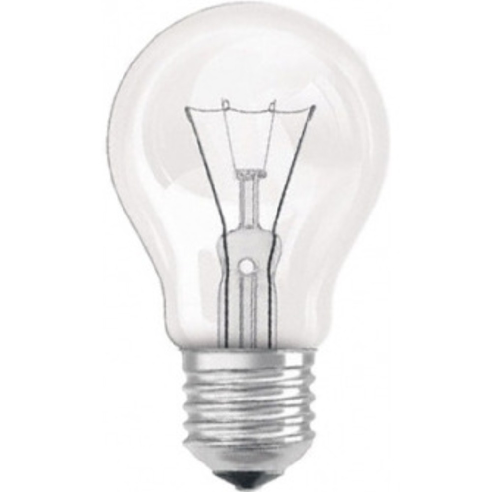 Лампа OSRAM A55 60W E27 230V лон CL